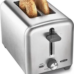 Bella 2 slice toaster, Stainless