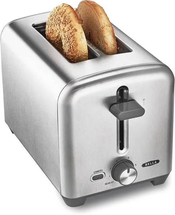 Bella 2 slice toaster, Stainless